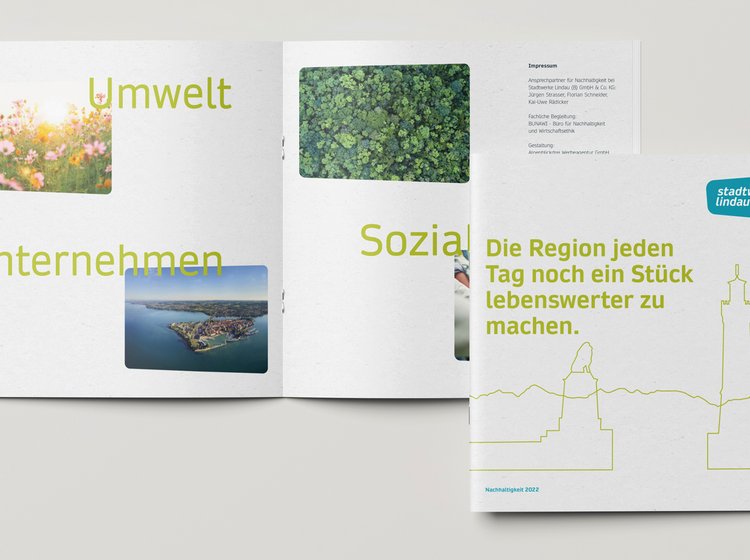 Stadtwerke Lindau Nachhaltigkeitsbericht Referenz von AB3 Green Stadtwerke Lindau