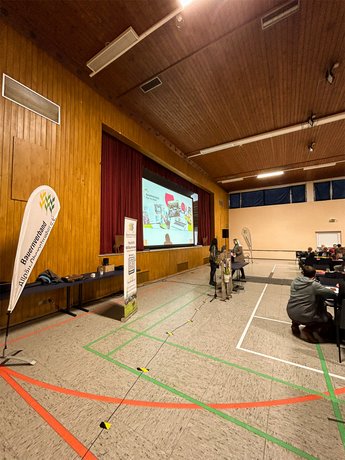 Bühne der Milchviehhaltertagung in Amtzell