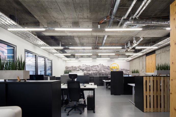 Modernes Büro in Tettnang mit Coworking Arbeitsplätzen