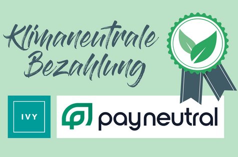 Klimaneutrale Bezahlung Bloggrafik