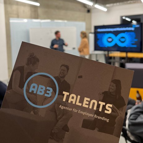 AB3 Talents Flyer Mitarbeiterbindung und Mitarbeiterfindung beim Talent Talk in Tettnang Flyer