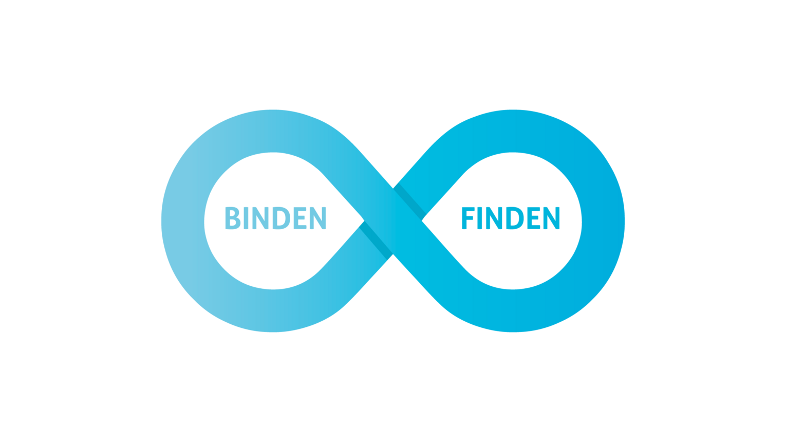 Schlichte Infinity-Schleife in Blau Einfache blaue Unendlichkeits-Schleife mit dezentem Glanz-Effekt, ohne Text, auf transparentem Hintergrund.